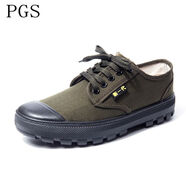 春秋防滑解放鞋藏青色34-45男女全碼亞麻內里工地工作勞保勞動(dòng)鞋 改良版亞麻解放鞋 39