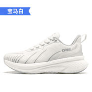 玩覓【避震護(hù)膝強(qiáng)緩沖】逍遙游3.0夏季透氣減震緩震運(yùn)動(dòng)跑鞋全色 寶馬白（腳瘦拍小一碼） 43
