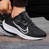 耐克（NIKE）官方艦店跑步鞋男鞋 2025秋季新款運動鞋透氣跑步鞋 001/Quest6/黑白 42.5 (270mm)