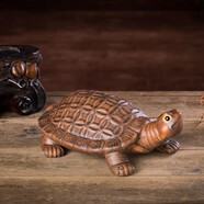 美吔陶瓷金錢(qián)龜大號(hào)石墨龜烏龜家居裝飾擺件假山魚(yú)缸造景擺件包郵 10寸灰色27*17*10