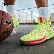 安德瑪（Under Armour）男子HOVR Havoc Clone運動鞋跑步訓練鞋 防滑耐磨外場實戰(zhàn)籃球鞋 3025993-302 40.5