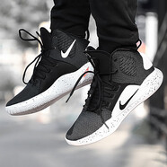 耐克（NIKE）籃球鞋男鞋2025新款夏季運動鞋Hyperdunk X HD訓練休閑鞋 AO7890-001黑白配色 42.5