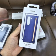 爭光【品質原裝】三星zfold6正品手機殼原裝附SPen手寫筆zfold6保護套 藍色 三星fold6原裝 不帶包裝