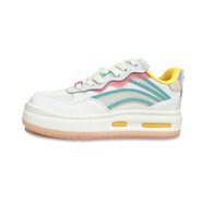 李寧鐘楚曦同款休閑鞋女鞋新款FUTURE板鞋經(jīng)典板鞋 乳白色水池藍淺茶綠(038) 37