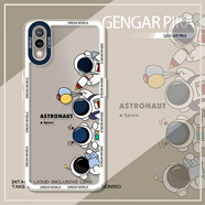 小寸心VIVOX23手機殼X23幻彩版保護套X20/Plus/后置/前置指紋全包防摔新款潮牌透明天使眼卡通宇航員軟殼 【合照宇航員】 vivoX20Plus后置指紋/X20PlusUD