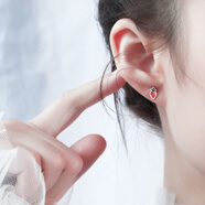 銀奧（yinao）925純銀兔子耳釘女2025年新款潮過(guò)年耳飾可愛(ài)兒童養耳洞新年耳環(huán) 胡蘿卜小兔子動(dòng)物銀耳釘