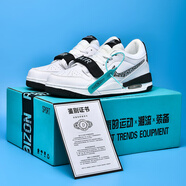 男鞋 AIR AJ312休閑板鞋男女低幫氣墊籃球鞋防滑耐磨學(xué)生運動鞋男 AJ312低幫白色 35