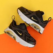 耐克（NIKE）【現(xiàn)貨】耐克青少年 經(jīng)典AIR MAX透氣休閑運動鞋跑鞋（帶氣墊） AT5629-003 黑金6C/7C 22 （6C/120mm）