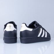 阿迪達(dá)斯 （adidas）三葉草 SUPERSTAR 大童女子貝殼頭新年限定款貝殼頭運(yùn)動(dòng)復(fù)古板鞋 B23642「經(jīng)典黑色金標(biāo)」 38.5 (235mm)