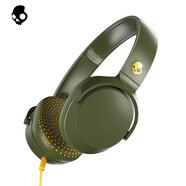 Skullcandy 骷髏頭 Riff 頭戴式有線耳機(jī) 音樂游戲耳機(jī) 可折疊安卓蘋果圓孔通用 黃綠色