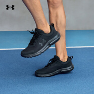 安德瑪（UNDERARMOUR）Charged Assert 10男子運(yùn)動(dòng)跑步鞋跑鞋3026175 黑色004 46