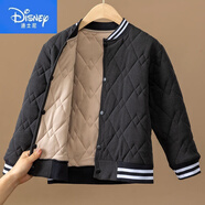 迪士尼（Disney）兒童棉襖內(nèi)穿冬季內(nèi)搭神器學生校服內(nèi)膽厚保暖衣小棉襖中大童棉服 深灰色 130 碼