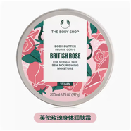 The Body Shopbody shop身體乳英國THE BODY SHOP身體乳TBS身體霜身體黃油保濕 4星 英倫玫瑰可愛玫瑰香味 200ml