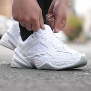 耐克（NIKE）男鞋老爹鞋2025夏季新款ZOOM  2K運(yùn)動鞋低幫厚底增高休閑鞋跑步鞋 AV4789-101純白色 40