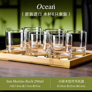 鷗欣進(jìn)口玻璃杯子家用耐熱牛奶杯果汁杯客廳泡茶杯喝茶綠茶杯套裝