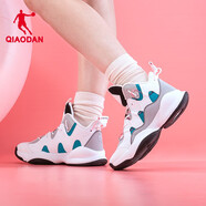 喬丹女鞋籃球鞋耐磨減震實(shí)戰(zhàn)運(yùn)動(dòng)休閑鞋 喬丹白/青色 36