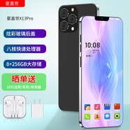 星蓋世新款星蓋世X13Pro八核超薄智能手機(jī)可用5G卡 全網(wǎng)通4g便宜學(xué)生智能老年機(jī)長(zhǎng)續(xù)航游戲百元旗艦手機(jī) 尊貴黑【8+256GB】