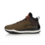 李寧（LI-NING）籃球鞋男2019年春季新品隊(duì)尚5男子減震耐磨防滑支撐包裹中幫籃球 海龜綠/標(biāo)準(zhǔn)黑-5 39內(nèi)長(zhǎng)240mm
