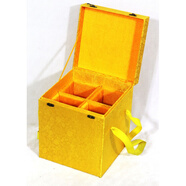 碧駝木質(zhì)包裝盒茅臺飛天定制生肖盒禮盒裝箱子禮品包裝錦盒 金色4瓶