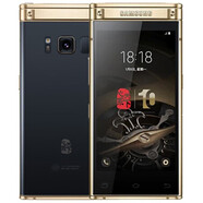 三星（SAMSUNG） W2018（SM-W2018移動(dòng)聯(lián)通電信雙卡三網(wǎng)全網(wǎng)通4G手機(jī) 經(jīng)典翻蓋手機(jī) 至尊雅金（6GB+64GB) 95成新