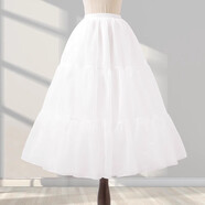 紐菲奧納云朵撐洛麗塔35cm軟紗撐無(wú)骨裙撐cosplay狗短jk日常棉花糖蓬蓬裙 80CM白色優(yōu)質(zhì)軟紗撐【加蓬】 均碼 建議90140斤