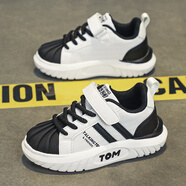 會(huì )說(shuō)話(huà)的湯姆貓兒童時(shí)尚運動(dòng)鞋 黑白 30（鞋內長(cháng)193.4)