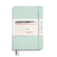 LEUCHTTURM1917【可定制】德國燈塔筆記本A5軟皮本子手賬記事日記本會(huì )議記錄商務(wù)禮品老師 （新色）夢(mèng)幻綠 空白內頁(yè)