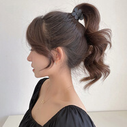 玖維婭珍珠抓夾半扎發(fā)夾女小號(hào)前額碎發(fā)劉海夾子頭飾新款側(cè)邊夾發(fā)卡 JYFJ104花朵夾黑色
