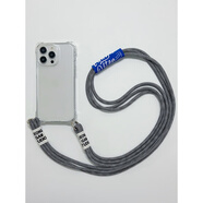 智宙適用蘋果15Promax透明亞克力四角掛繩保護套iPhone14/13/12/11/XS/XR軟邊旅行斜跨手機殼XSMAX三星 透明=四角鏤空配三繩 iPhone 6s