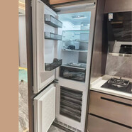 紐意達歐洲/底部散熱超薄520mm原裝230L全嵌入式對開(kāi)門(mén)全風(fēng)冷變頻控氧保鮮大容量櫥柜內嵌入隱藏冰箱節能 Q7X底部散熱520mm風(fēng)冷變頻230L 底部散熱超薄款