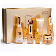 雨微莎黃金蝸牛原液套裝護膚品女紅參蝸牛收縮毛孔補水學(xué)生韓國禮盒 六件套禮盒