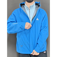 耐克（NIKE） 戶(hù)外軟殼沖鋒衣男裝2025冬季新款防風(fēng)防水ACG登山舒適訓練服男 梭織連帽夾克/藍色/假一罰十 L