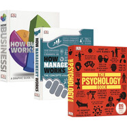 DK How Business Works How Management Works The Psychology Book 商業(yè)/管理/心理學(xué)圖解百科 12歲+ 科普讀物 英文原版進(jìn)口圖書 3冊(cè)套裝