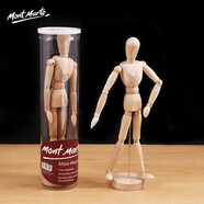 蒙瑪特（Mont Marte）小木人木手 漫畫(huà)木頭人 人偶模型 素描繪畫(huà)工具關(guān)節木頭人 木人 30cm