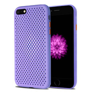 果不凡 適用蘋(píng)果6s/6plus手機(jī)殼散熱防摔軟殼iPhone6splus硅膠防摔保護(hù)套透氣防指紋款 【丁香紫】-透氣散熱-磨砂防指紋 蘋(píng)果6plus/6splus-5.5英寸