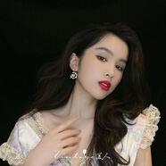 樂喵（LEMIAO）星月月亮耳夾女無耳洞耳環(huán)日韓版小清新不對稱款五角星月亮耳飾新 愛麗絲仙境（蚊香盤耳夾）A16-302
