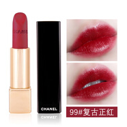 香奈兒（Chanel） 口紅絲絨炫亮魅力啞光持久唇膏七夕情人節(jié)禮物送女友老婆禮盒裝 99#復(fù)古紅
