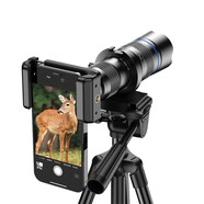 APEXEL全金屬60倍演唱會(huì )高清單筒外置放大望遠鏡手機鏡頭蘋(píng)果安卓通用拍照高清長(cháng)焦攝像頭配三腳架 雙調變焦20-40倍高清長(cháng)焦鏡頭+一字型夾子