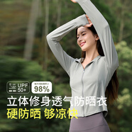 偶森防曬衣女夏季防紫外線騎行電動車戶外旅游2024新修身冰絲外套