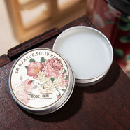 ROSEBUD SALVE女生古風(fēng)香膏花香學(xué)生持久復(fù)古風(fēng)清新淡香女士固體便攜式口袋香水 玫瑰