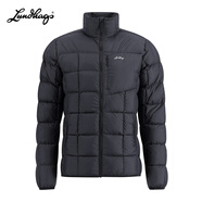Lundhags隆哈Tived Down戶(hù)外輕量羽絨服保暖防寒白鴨絨立領(lǐng)外套男42609-23 黑色 L
