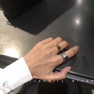 芹娜落落【三件套】開(kāi)口戒指男女食指環(huán)復古韓版少女情侶戒指個(gè)性時(shí)尚夸張蹦迪戒指男潮學(xué)生閨蜜戒指 三件套