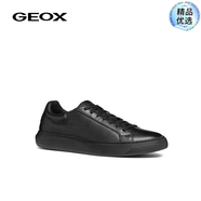 健樂士（GEOX）男鞋2024秋季新款板鞋小白鞋舒適休閑鞋男U455WD 黑色C9997 40