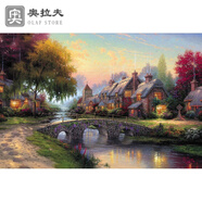 科悍（KENHAN） 木質(zhì)拼圖成人1000片高難度拼圖極限10000大兒童立體片玩具拼圖 軍綠色 托馬斯夏1000片75*50cm