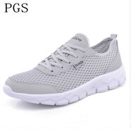 夏季網(wǎng)面透氣平底男士網(wǎng)布大碼 45 46 47 48碼網(wǎng)鞋子男 A580淺灰 35