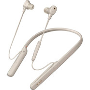 索尼（SONY）WI-1000XM2/頸掛式入耳式無(wú)線(xiàn)藍牙降噪耳機WI-1000X音樂(lè )運動(dòng)跑步耳機掛脖式甩不掉防汗耳麥 金色 WI-1000X 官方標配