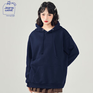 JEANSWEST CLUB真維斯連帽衛(wèi)衣女2025春秋季寬松外套學(xué)院風(fēng)百搭連帽衫小個(gè)子上衣