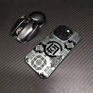 菲鳥(niǎo)歸林陳冠希同款CLOT絲綢iPhone15/14promax蘋(píng)果手機殼全包防摔XS/XR潮 IMD彩銀-黑色-JH902黑絲綢 iPhone 15Promax