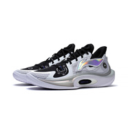 李寧（LI-NING）籃球鞋2024春音速11-凌波男子輕量高回彈籃球?qū)I(yè)比賽鞋 ABAT021 標(biāo)準(zhǔn)白/黑色 ABAT021-1 42