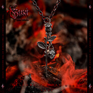 古西GUXI【魔靈】暗黑風(fēng)小眾925銀項鏈男復古骷髏吊墜飾品送男友禮物 鈦鋼太角鏈+銀吊墜